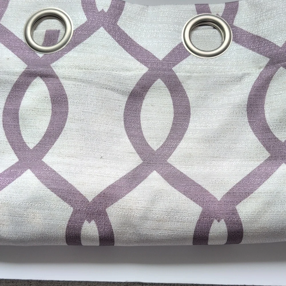 Exclusive Home Kochi Diamond Pattern Grommet Top Curtains
